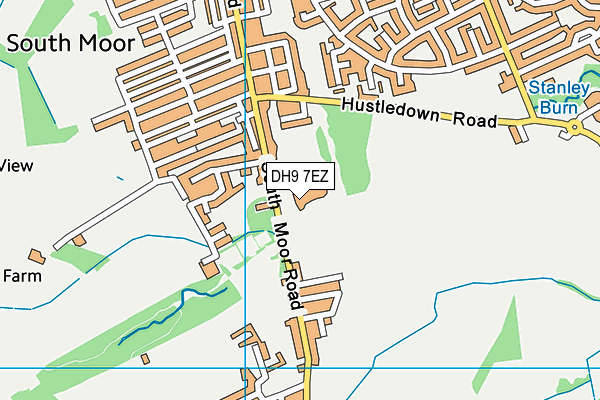 DH9 7EZ map - OS VectorMap District (Ordnance Survey) DH9 7EZ map - OS VectorMap District (Ordnance Survey)
