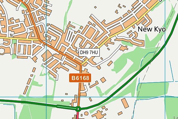 DH9 7HU map - OS VectorMap District (Ordnance Survey) DH9 7HU map - OS VectorMap District (Ordnance Survey)