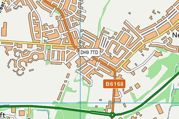 DH9 7TD map - OS VectorMap District (Ordnance Survey) DH9 7TD map - OS VectorMap District (Ordnance Survey)