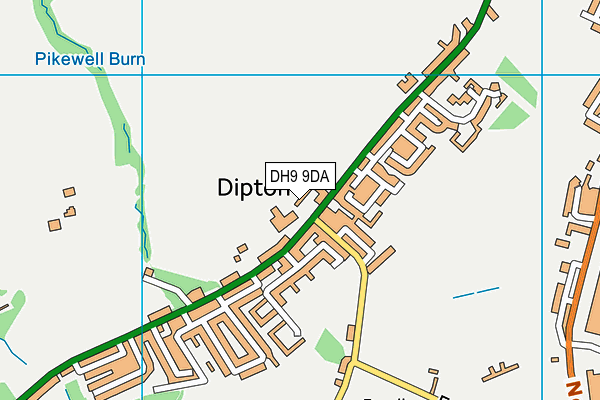 DH9 9DA map - OS VectorMap District (Ordnance Survey) DH9 9DA map - OS VectorMap District (Ordnance Survey)