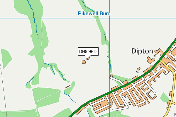 DH9 9ED map - OS VectorMap District (Ordnance Survey) DH9 9ED map - OS VectorMap District (Ordnance Survey)