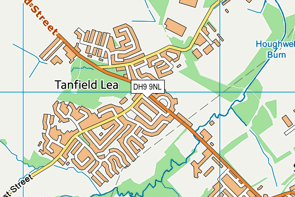 DH9 9NL map - OS VectorMap District (Ordnance Survey) DH9 9NL map - OS VectorMap District (Ordnance Survey)