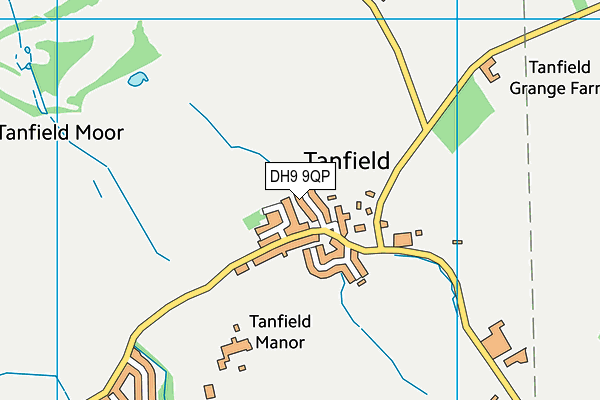 DH9 9QP map - OS VectorMap District (Ordnance Survey) DH9 9QP map - OS VectorMap District (Ordnance Survey)