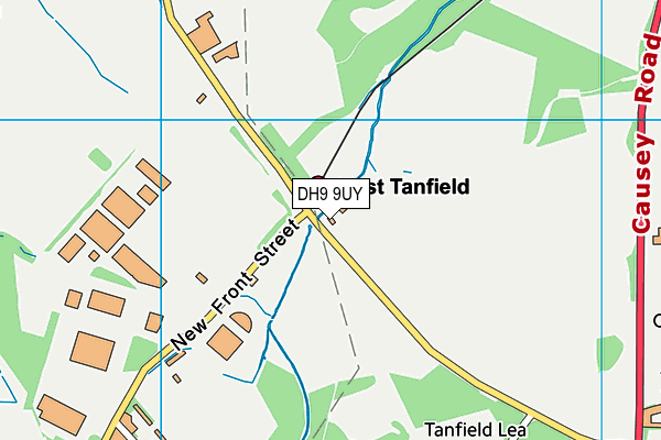 DH9 9UY map - OS VectorMap District (Ordnance Survey) DH9 9UY map - OS VectorMap District (Ordnance Survey)