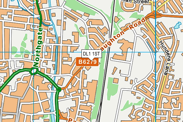 DL1 1ST map - OS VectorMap District (Ordnance Survey) DL1 1ST map - OS VectorMap District (Ordnance Survey)