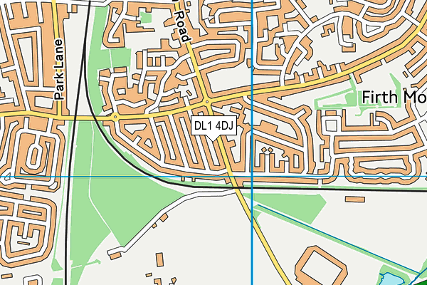 DL1 4DJ map - OS VectorMap District (Ordnance Survey) DL1 4DJ map - OS VectorMap District (Ordnance Survey)