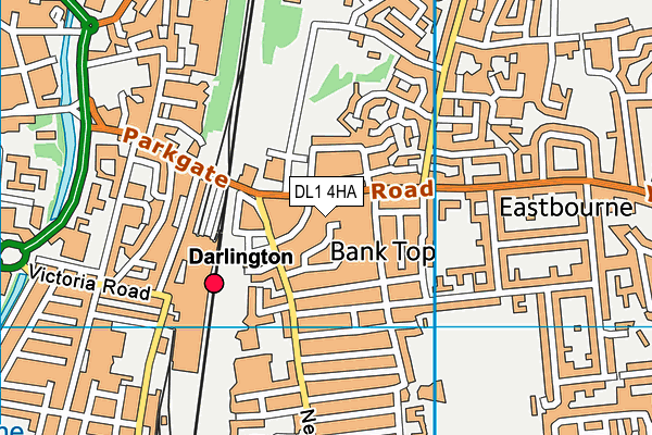 DL1 4HA map - OS VectorMap District (Ordnance Survey) DL1 4HA map - OS VectorMap District (Ordnance Survey)