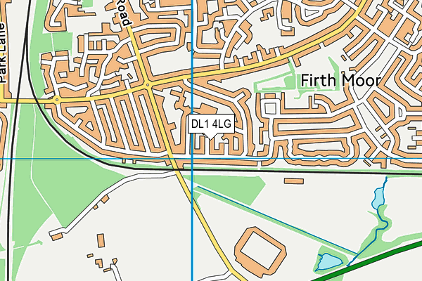 DL1 4LG map - OS VectorMap District (Ordnance Survey) DL1 4LG map - OS VectorMap District (Ordnance Survey)