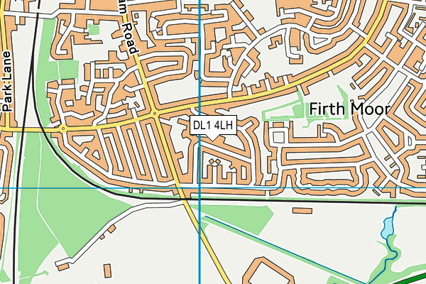 DL1 4LH map - OS VectorMap District (Ordnance Survey) DL1 4LH map - OS VectorMap District (Ordnance Survey)