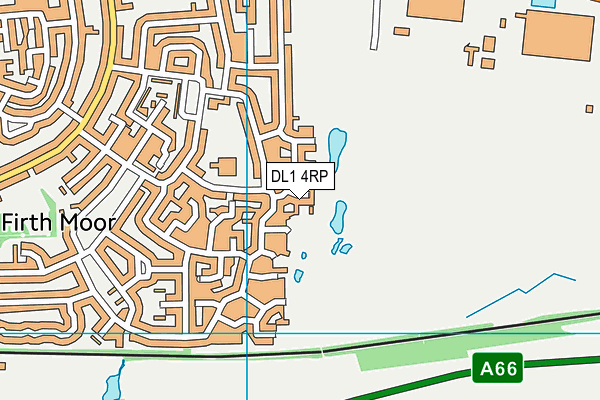DL1 4RP map - OS VectorMap District (Ordnance Survey) DL1 4RP map - OS VectorMap District (Ordnance Survey)