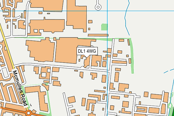 DL1 4WG map - OS VectorMap District (Ordnance Survey) DL1 4WG map - OS VectorMap District (Ordnance Survey)