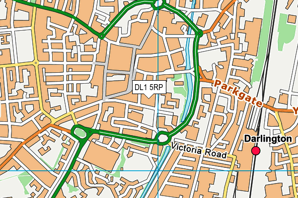 DL1 5RP map - OS VectorMap District (Ordnance Survey) DL1 5RP map - OS VectorMap District (Ordnance Survey)