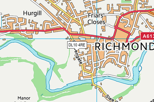 DL10 4RE map - OS VectorMap District (Ordnance Survey) DL10 4RE map - OS VectorMap District (Ordnance Survey)