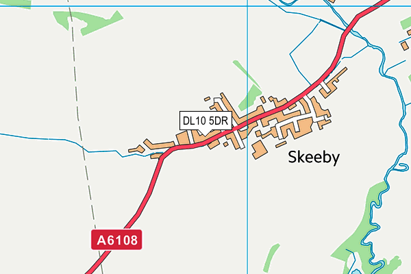 DL10 5DR map - OS VectorMap District (Ordnance Survey) DL10 5DR map - OS VectorMap District (Ordnance Survey)