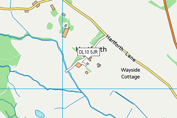 DL10 5JR map - OS VectorMap District (Ordnance Survey) DL10 5JR map - OS VectorMap District (Ordnance Survey)