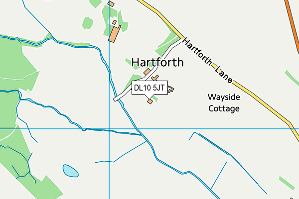 DL10 5JT map - OS VectorMap District (Ordnance Survey) DL10 5JT map - OS VectorMap District (Ordnance Survey)