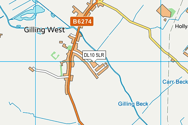 DL10 5LR map - OS VectorMap District (Ordnance Survey) DL10 5LR map - OS VectorMap District (Ordnance Survey)