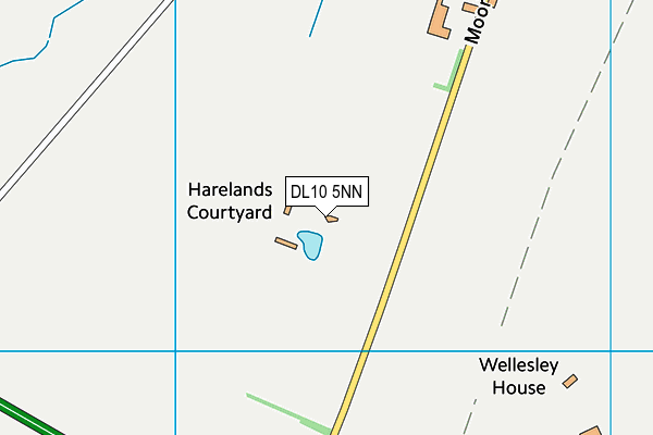 DL10 5NN map - OS VectorMap District (Ordnance Survey) DL10 5NN map - OS VectorMap District (Ordnance Survey)