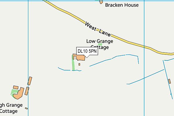 DL10 5PN map - OS VectorMap District (Ordnance Survey) DL10 5PN map - OS VectorMap District (Ordnance Survey)