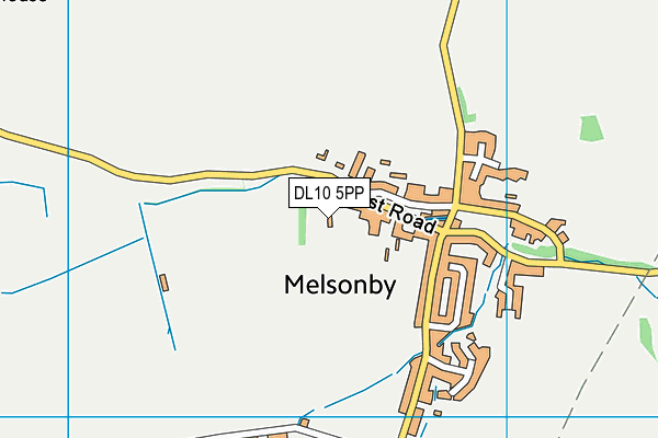 DL10 5PP map - OS VectorMap District (Ordnance Survey) DL10 5PP map - OS VectorMap District (Ordnance Survey)