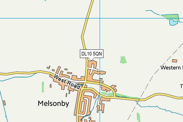 DL10 5QN map - OS VectorMap District (Ordnance Survey) DL10 5QN map - OS VectorMap District (Ordnance Survey)