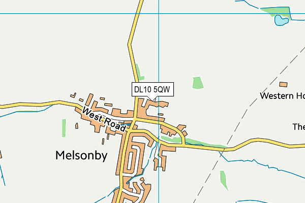 DL10 5QW map - OS VectorMap District (Ordnance Survey) DL10 5QW map - OS VectorMap District (Ordnance Survey)