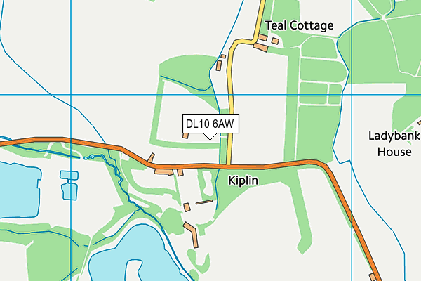 DL10 6AW map - OS VectorMap District (Ordnance Survey) DL10 6AW map - OS VectorMap District (Ordnance Survey)