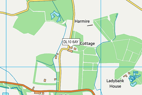 DL10 6AY map - OS VectorMap District (Ordnance Survey) DL10 6AY map - OS VectorMap District (Ordnance Survey)