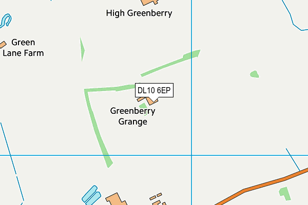 DL10 6EP map - OS VectorMap District (Ordnance Survey) DL10 6EP map - OS VectorMap District (Ordnance Survey)