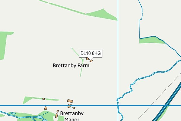 DL10 6HG map - OS VectorMap District (Ordnance Survey) DL10 6HG map - OS VectorMap District (Ordnance Survey)