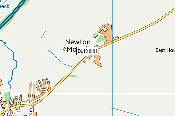 DL10 6HH map - OS VectorMap District (Ordnance Survey) DL10 6HH map - OS VectorMap District (Ordnance Survey)