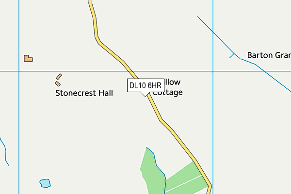 DL10 6HR map - OS VectorMap District (Ordnance Survey) DL10 6HR map - OS VectorMap District (Ordnance Survey)