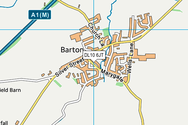 DL10 6JT map - OS VectorMap District (Ordnance Survey) DL10 6JT map - OS VectorMap District (Ordnance Survey)