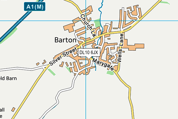 DL10 6JX map - OS VectorMap District (Ordnance Survey) DL10 6JX map - OS VectorMap District (Ordnance Survey)
