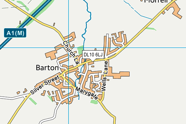 DL10 6LJ map - OS VectorMap District (Ordnance Survey) DL10 6LJ map - OS VectorMap District (Ordnance Survey)
