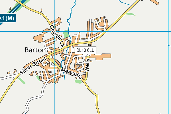 DL10 6LU map - OS VectorMap District (Ordnance Survey) DL10 6LU map - OS VectorMap District (Ordnance Survey)