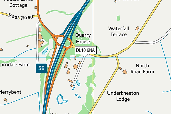 DL10 6NA map - OS VectorMap District (Ordnance Survey) DL10 6NA map - OS VectorMap District (Ordnance Survey)