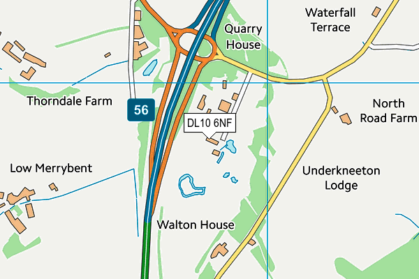 DL10 6NF map - OS VectorMap District (Ordnance Survey) DL10 6NF map - OS VectorMap District (Ordnance Survey)
