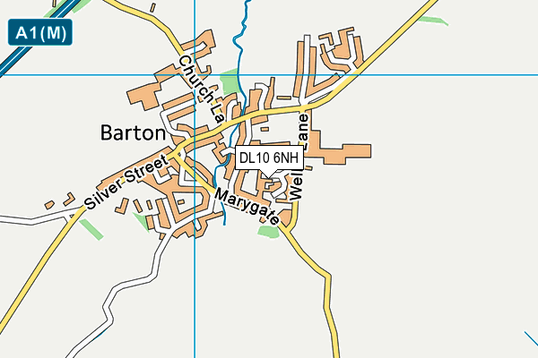 DL10 6NH map - OS VectorMap District (Ordnance Survey) DL10 6NH map - OS VectorMap District (Ordnance Survey)