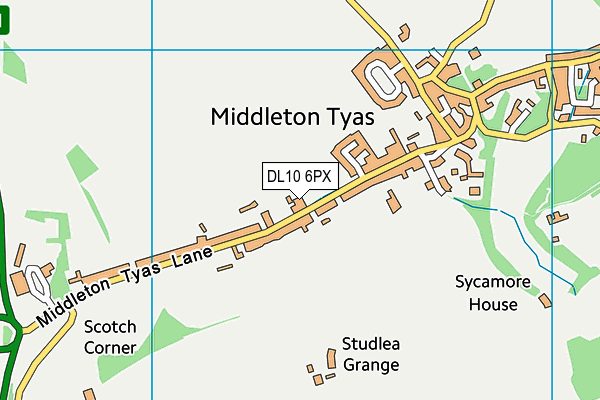 DL10 6PX map - OS VectorMap District (Ordnance Survey) DL10 6PX map - OS VectorMap District (Ordnance Survey)