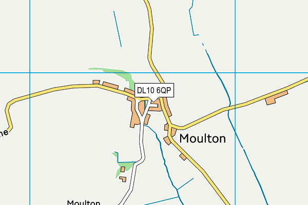 DL10 6QP map - OS VectorMap District (Ordnance Survey) DL10 6QP map - OS VectorMap District (Ordnance Survey)