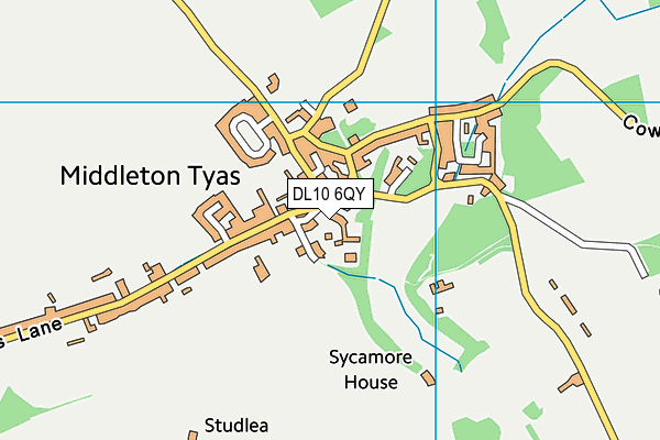 DL10 6QY map - OS VectorMap District (Ordnance Survey) DL10 6QY map - OS VectorMap District (Ordnance Survey)