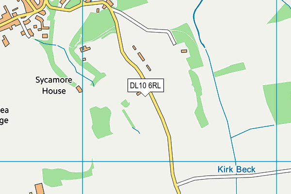 DL10 6RL map - OS VectorMap District (Ordnance Survey) DL10 6RL map - OS VectorMap District (Ordnance Survey)