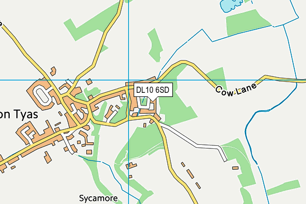 DL10 6SD map - OS VectorMap District (Ordnance Survey) DL10 6SD map - OS VectorMap District (Ordnance Survey)