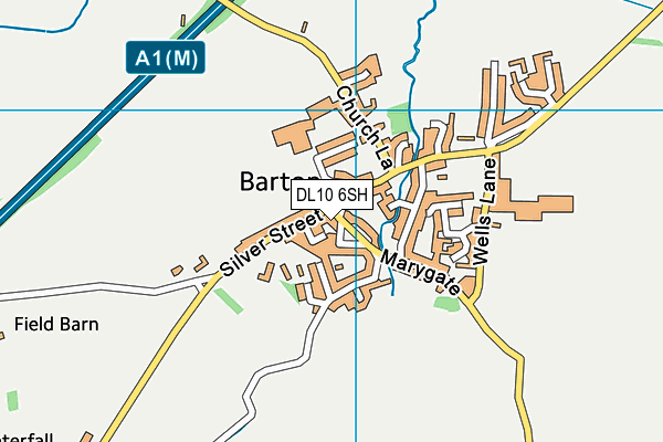 DL10 6SH map - OS VectorMap District (Ordnance Survey) DL10 6SH map - OS VectorMap District (Ordnance Survey)