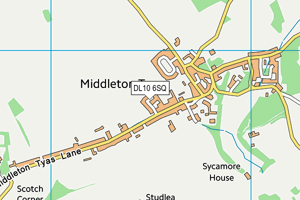 DL10 6SQ map - OS VectorMap District (Ordnance Survey) DL10 6SQ map - OS VectorMap District (Ordnance Survey)