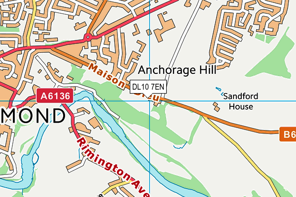 DL10 7EN map - OS VectorMap District (Ordnance Survey) DL10 7EN map - OS VectorMap District (Ordnance Survey)