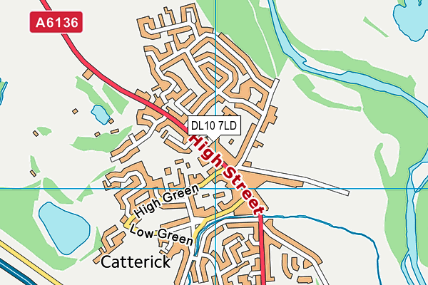 DL10 7LD map - OS VectorMap District (Ordnance Survey) DL10 7LD map - OS VectorMap District (Ordnance Survey)