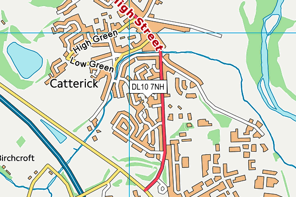 DL10 7NH map - OS VectorMap District (Ordnance Survey) DL10 7NH map - OS VectorMap District (Ordnance Survey)