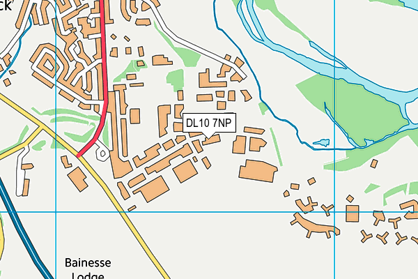 DL10 7NP map - OS VectorMap District (Ordnance Survey) DL10 7NP map - OS VectorMap District (Ordnance Survey)